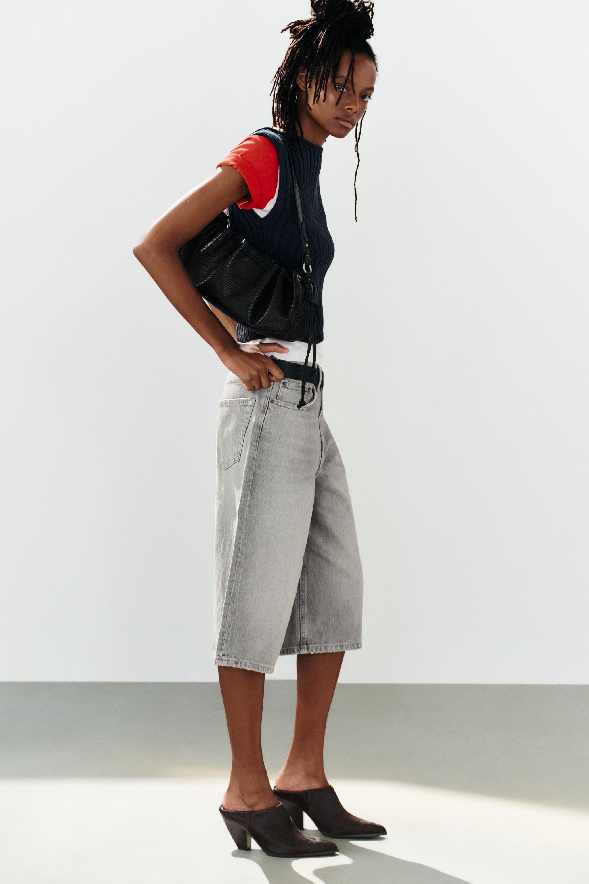 MULES À TALONS EN CUIR AVEC EFFET FOURRURE